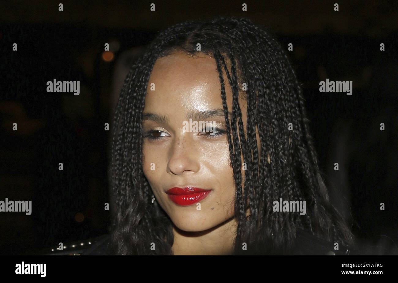 Zoe Kravitz a Zoe Kravitz festeggia il suo nuovo ruolo con Yves Saint Laurent Beauty tenutosi al Gibson Brands Sunset di West Hollywood, USA il 18 maggio 2 Foto Stock