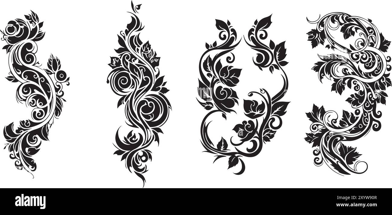 Elementi eleganti Illustrazione Vettoriale