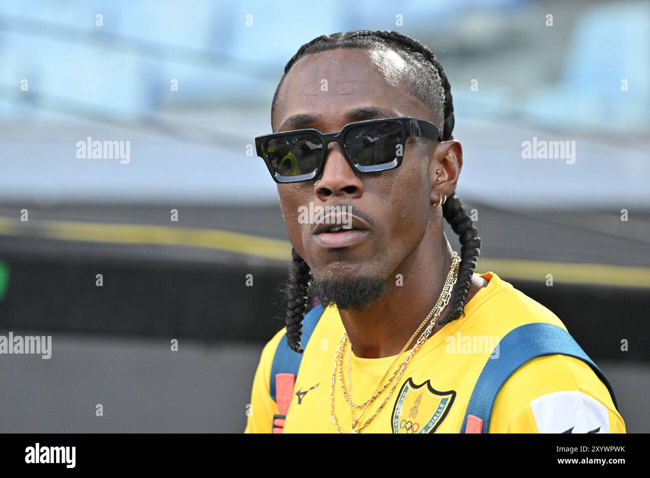 Stadio Olimpico, Roma, Italia. 30 agosto 2024. 2024 Rome Golden Gala Diamond League Athletics; DIAZ HERN&#xc1;NDEZ, Andy Triple Jump Men Credit: Action Plus Sports/Alamy Live News Foto Stock