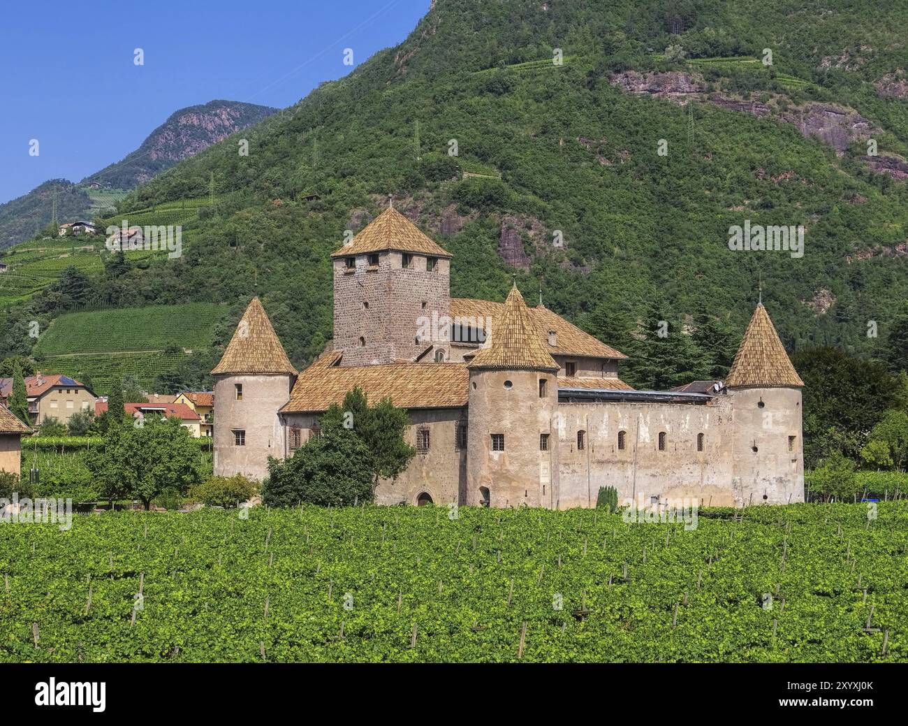 Castello Maretsch di Bolzano, Castello Maretsch di Bolzano 01 Foto Stock