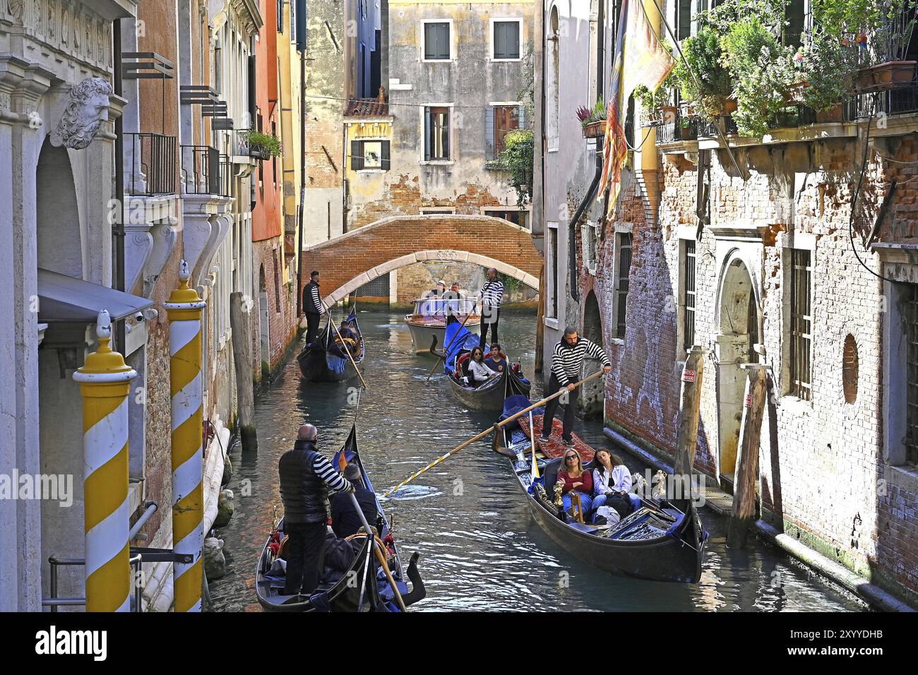 Romantica Venezia Foto Stock