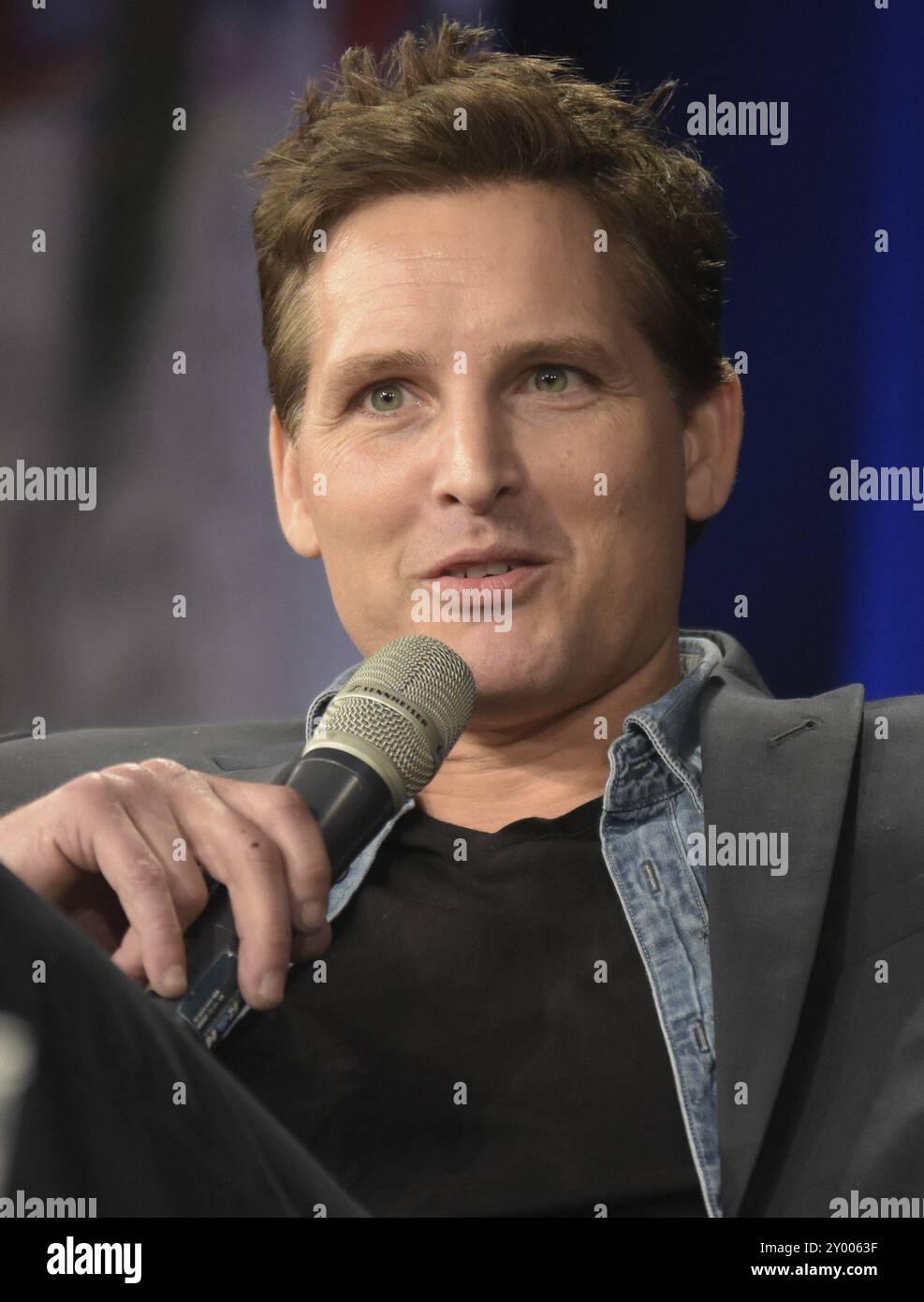 Dortmund, Germania, 9 dicembre 2017: L'attore AMERICANO Peter Facinelli (Twilight Saga, Supergirl, American Odyssey, Glee) al German Comic con Dortmund. Più t Foto Stock
