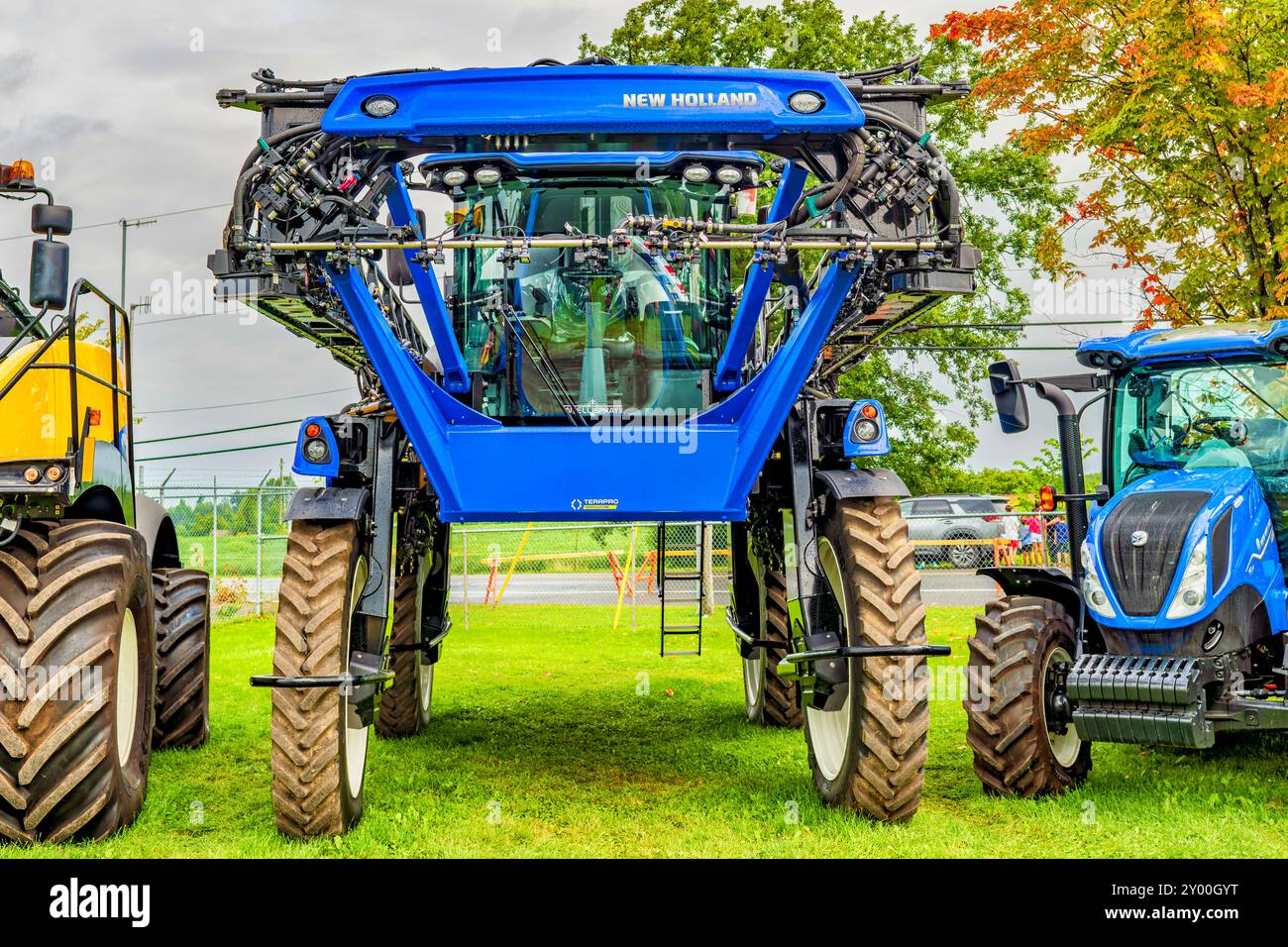 Trattore New Holland - viste Foto Stock