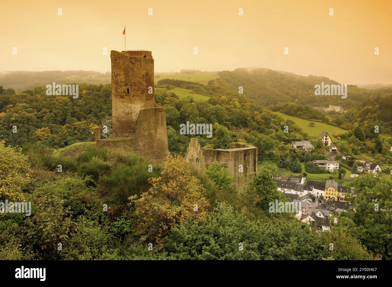 Castello di Monreal, castello di Monreal 05 Foto Stock