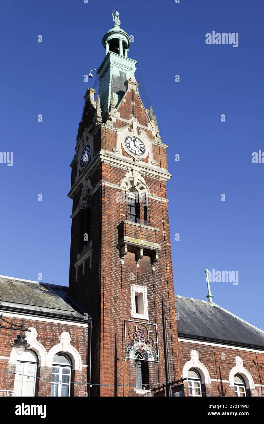 MARZO, CAMBRIDGESHIRE, Regno Unito, 23 NOVEMBRE : Vista esterna del Municipio a marzo il 23 novembre 2012 Foto Stock