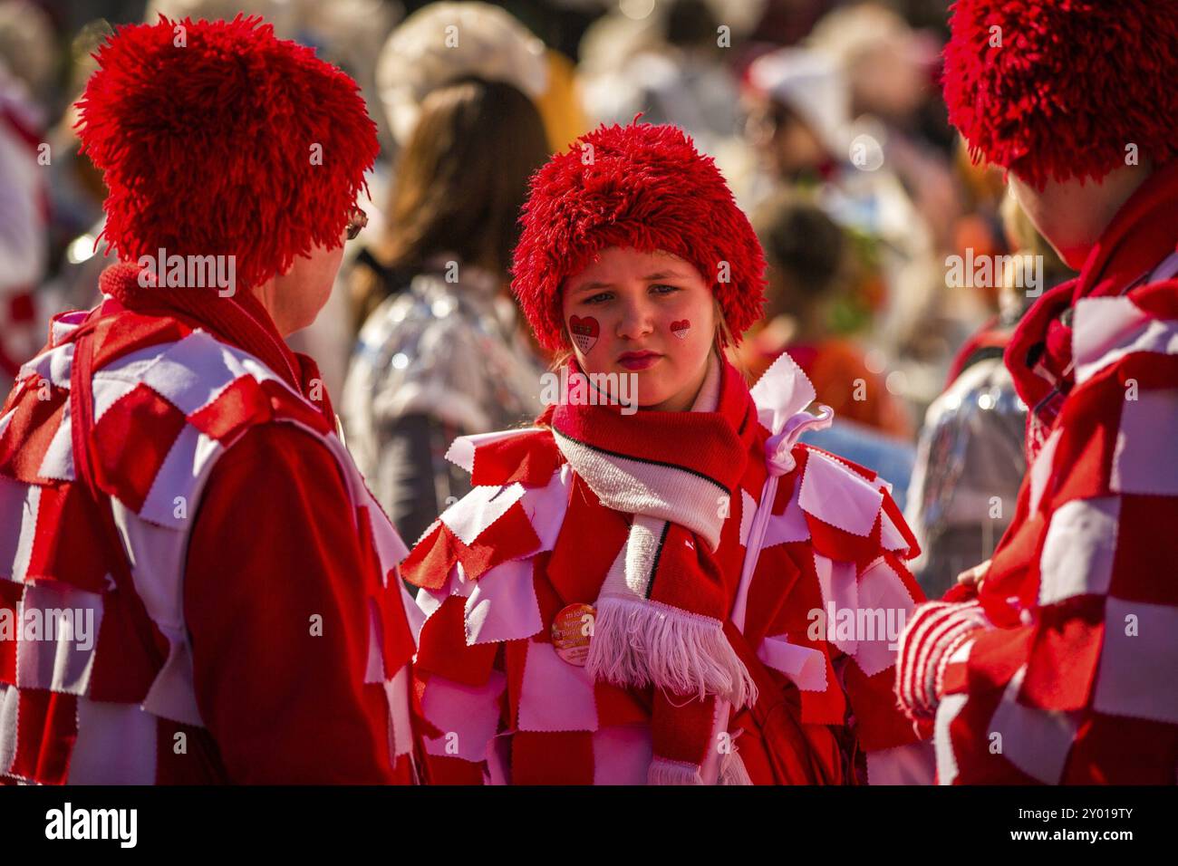 COLONIA, GERMANIA, 04 marzo: Partecipanti alla sfilata di Carnevale del 4 marzo 2014 a Colonia, Germania, Europa Foto Stock