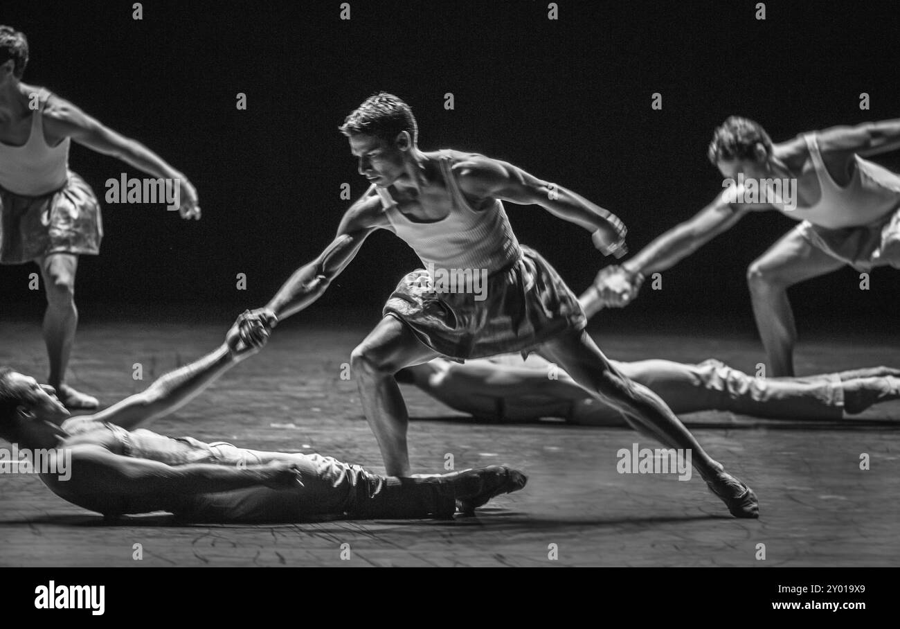 Allo Staatsoper di Berlino: Jean-Christophe Maillot, direttore artistico e coreografo capo dei Ballets de Monte-Carlo dal 1993, con 'altro CAN Foto Stock