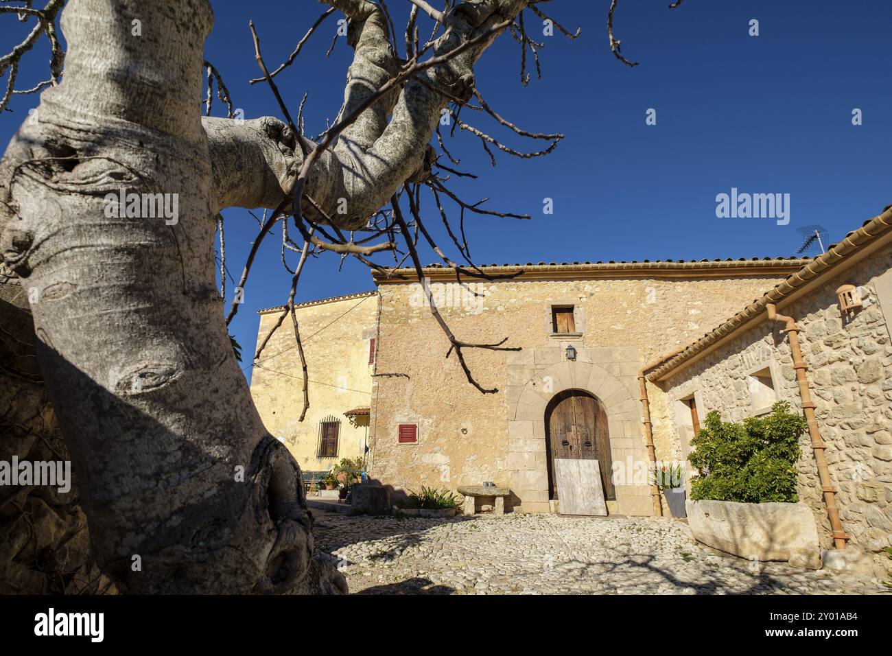 Moli d'en Gospet, Montuiri, es Pla, Maiorca, Isole baleari, Spagna, Europa Foto Stock