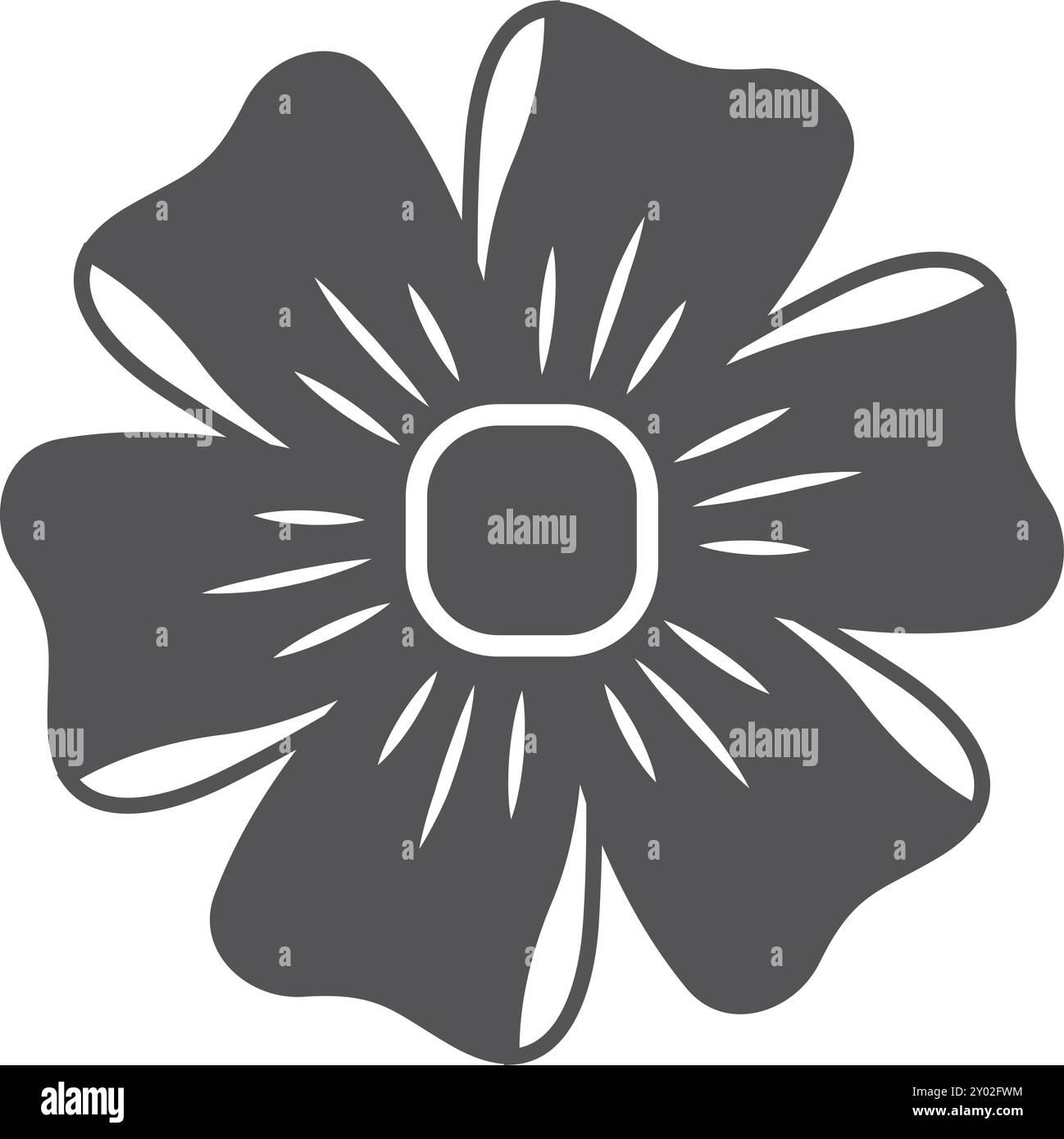 Icona nodo nastro. Arco regalo legato nero Illustrazione Vettoriale