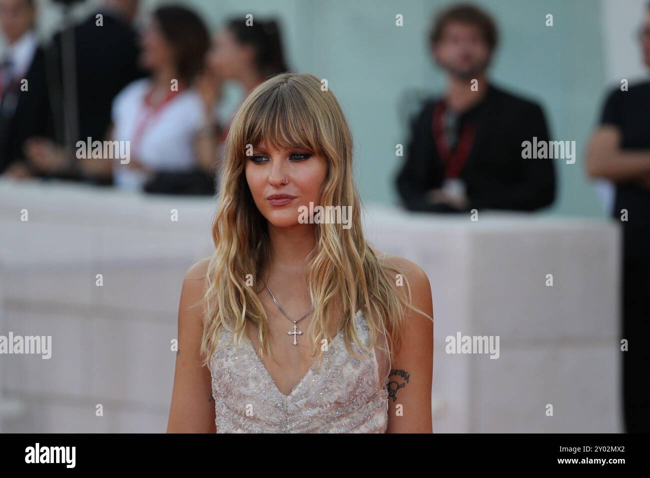 Victoria De Angelis Red carpet Venezia 2024 Foto Stock