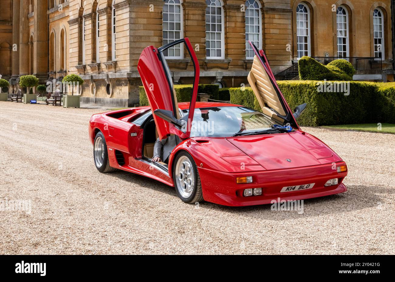 1993 Lamborghini Diablo al Salon prive Concours di Blenheim Palace Woodstock Oxfordshire Regno Unito Foto Stock