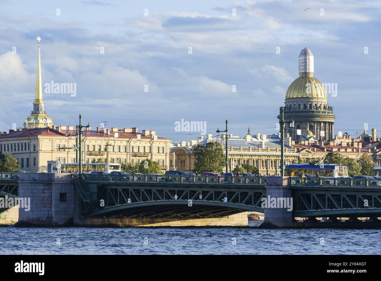 La più grande cattedrale ortodossa russa di San Pietroburgo, Russia, Europa Foto Stock