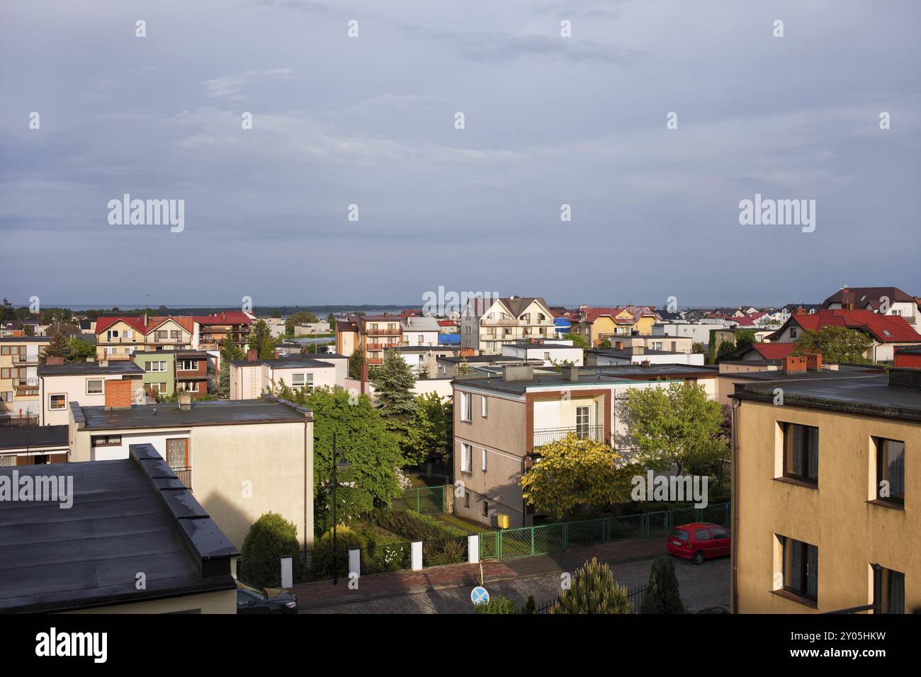 Città turistica di Wladyslawowo presso il Mar Baltico in Polonia Foto Stock