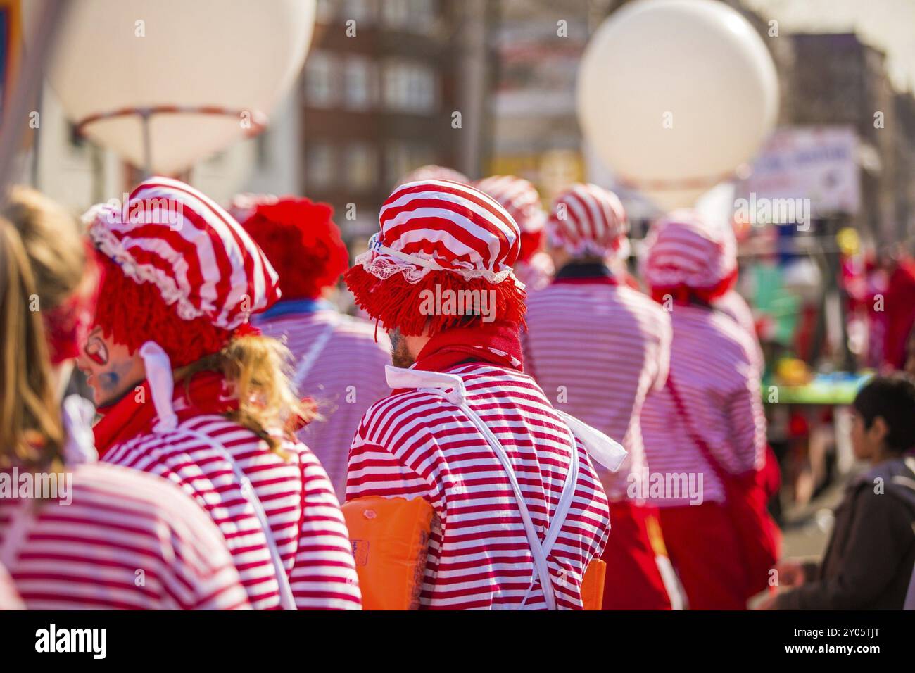 COLONIA, GERMANIA, 04 marzo: Partecipanti alla sfilata di Carnevale del 4 marzo 2014 a Colonia, Germania, Europa Foto Stock