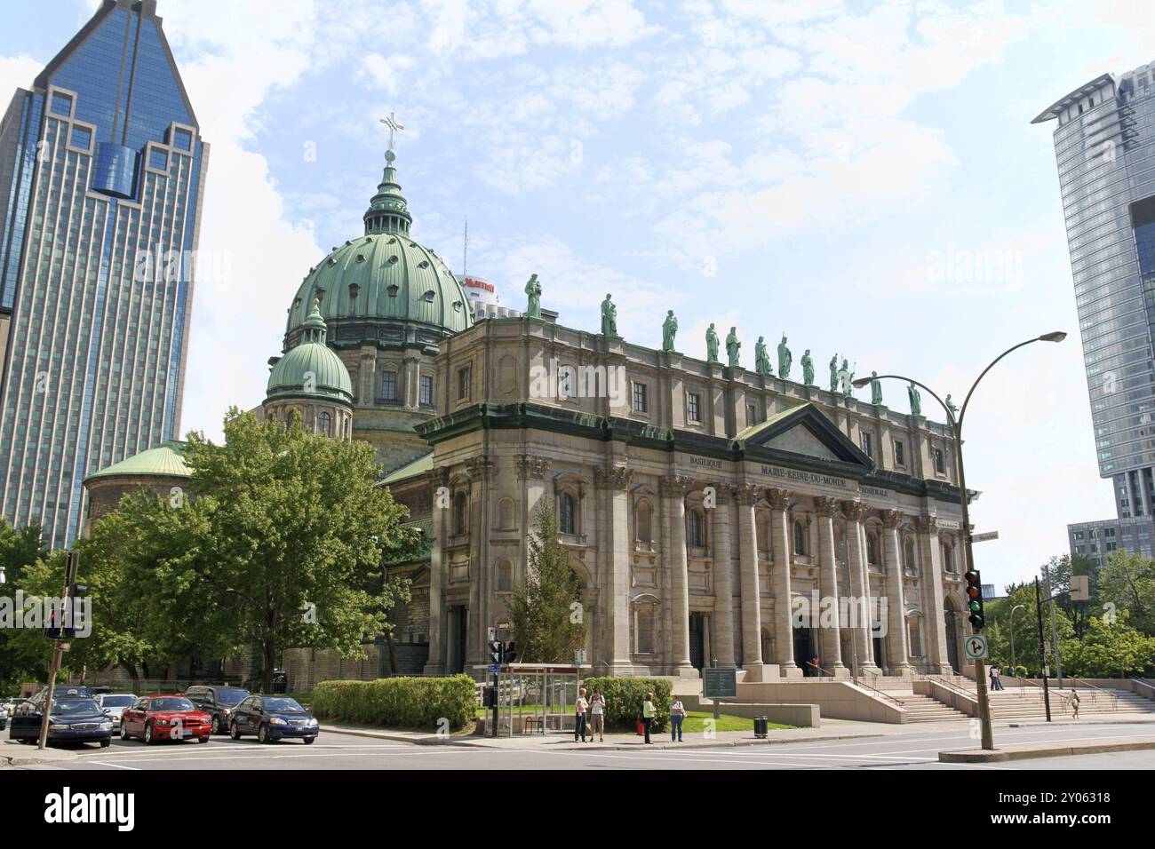 Montreal, Canada, 10 agosto 2008: Cattedrale di Maria Regina del mondo (Cathedrale Basilique Marie Reine du Monde) a Montreal, Quebec, Canada. Questo chu Foto Stock