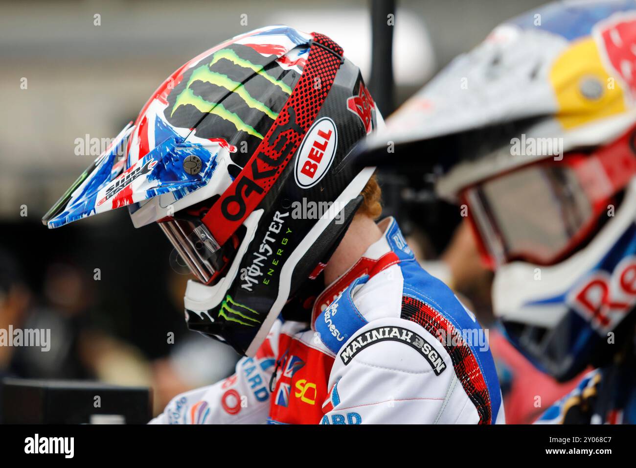 Wroclaw, Polonia, 31 agosto 2024. 2024 DeWalt FIM Speedway GP di Polonia - Breslavia allo Stadio Olimpico. Nella foto: Dan Bewley (GBR) © Piotr Zajac/Alamy Live News Foto Stock