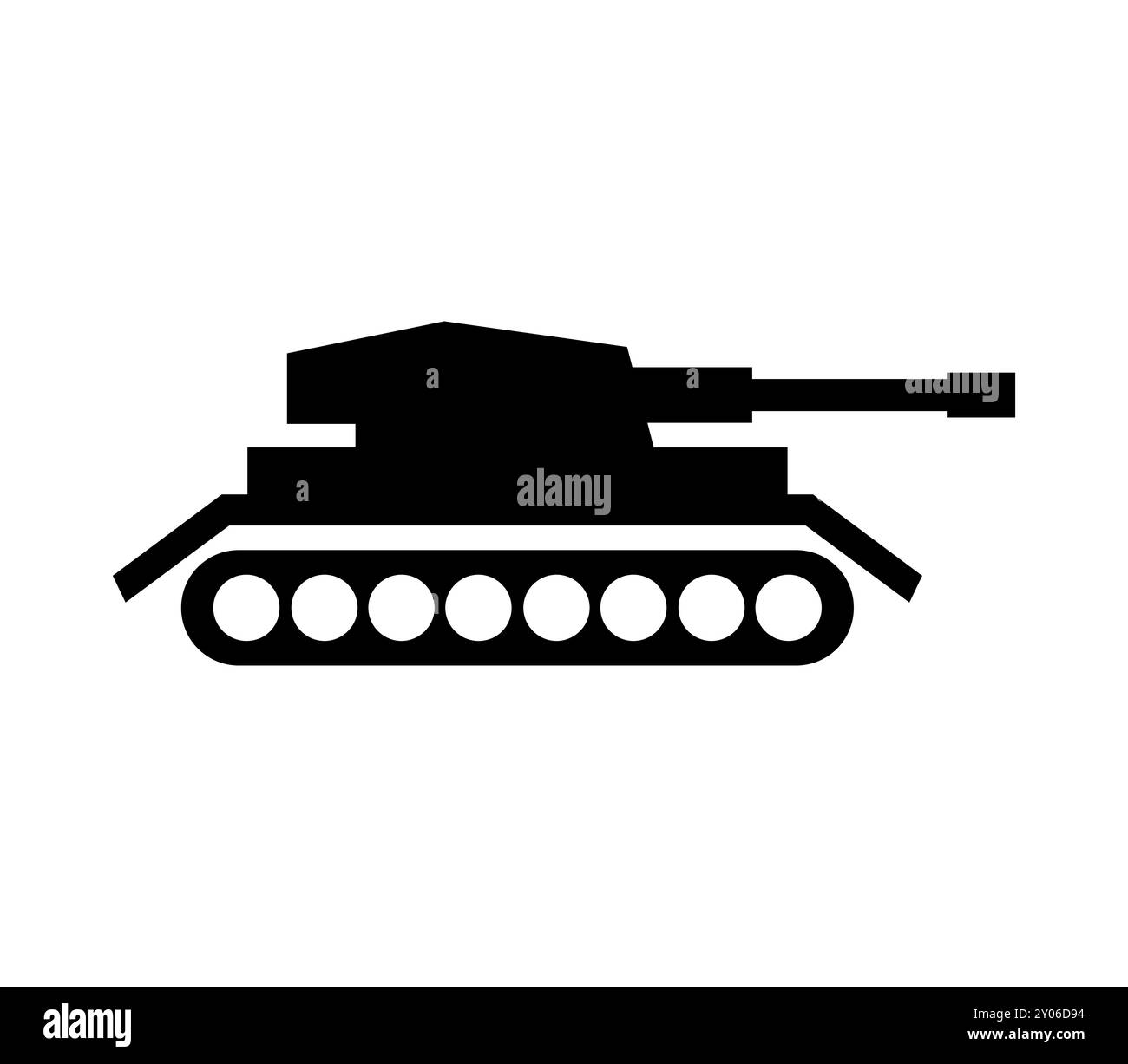 Icona del City bus illustrata in vettoriale su sfondo bianco Foto Stock