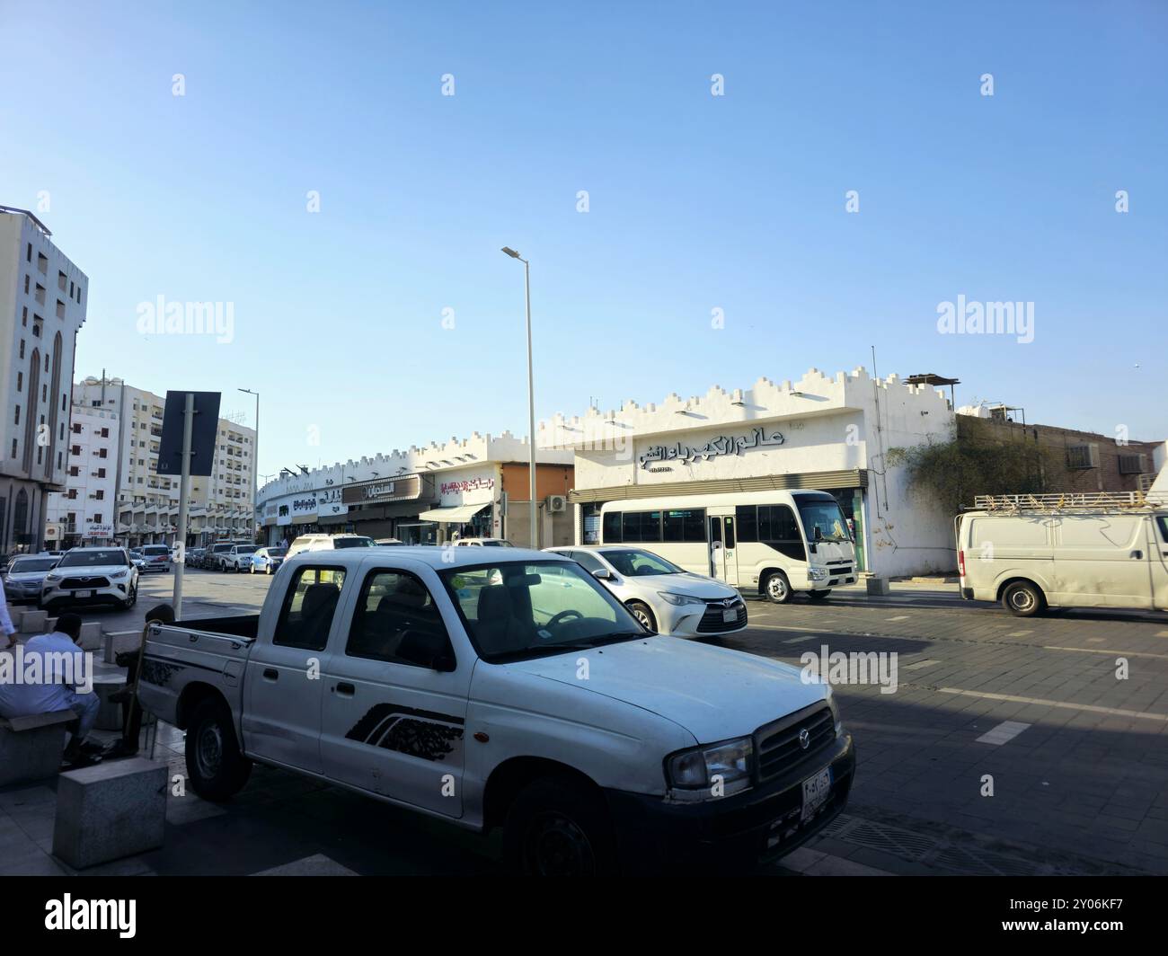 Medina, Arabia Saudita, giugno 27 2024: Cheefs Market o Souq al Tabakhah, vicino alla Moschea del Profeta di Madinah si trova il decennale mercato di al-Tabakha, sede Foto Stock