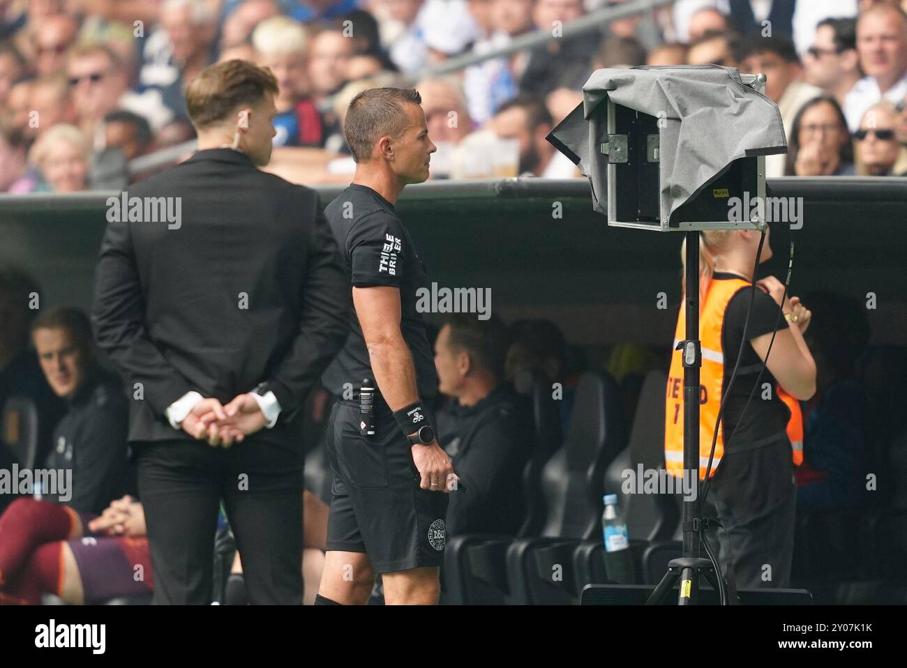 Superligakampen mellem FC København og Brøndby IF i Parken i København søndag den 1. settembre 2024. Crediti: Ritzau/Alamy Live News Foto Stock