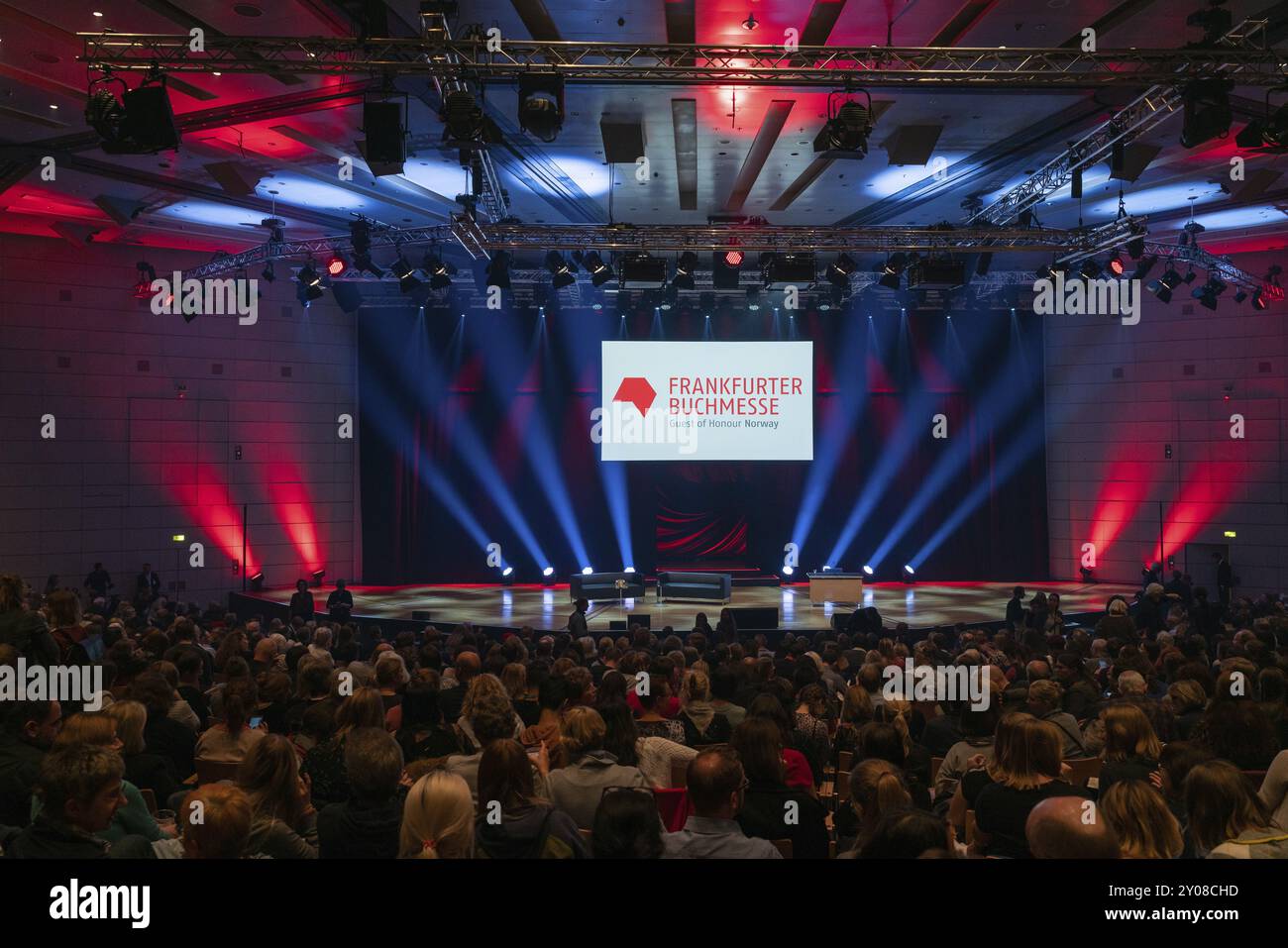 Buchmesse Francoforte Foto Stock