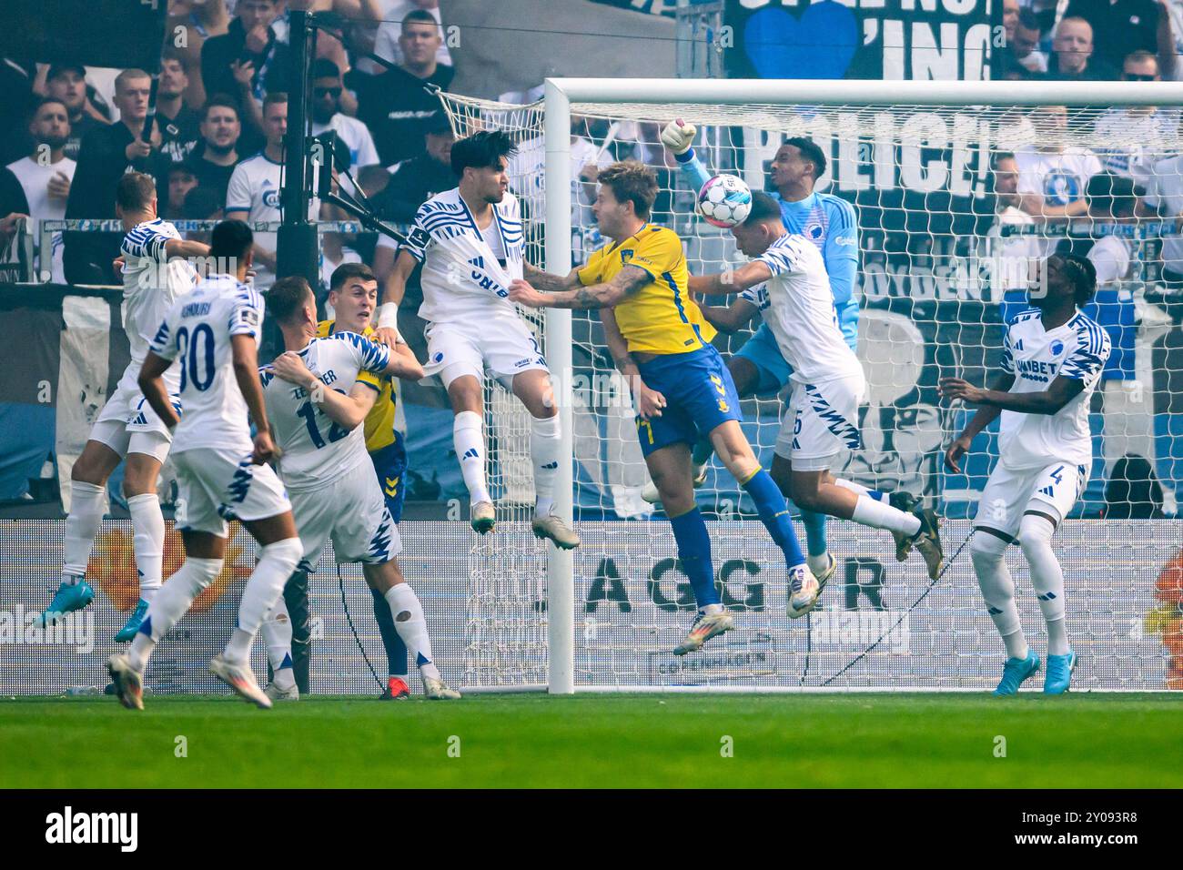 . Superliga: FC København mod Brøndby IF - 01.09.24. København, Danmark. 1 settembre 2024. Foto Stock