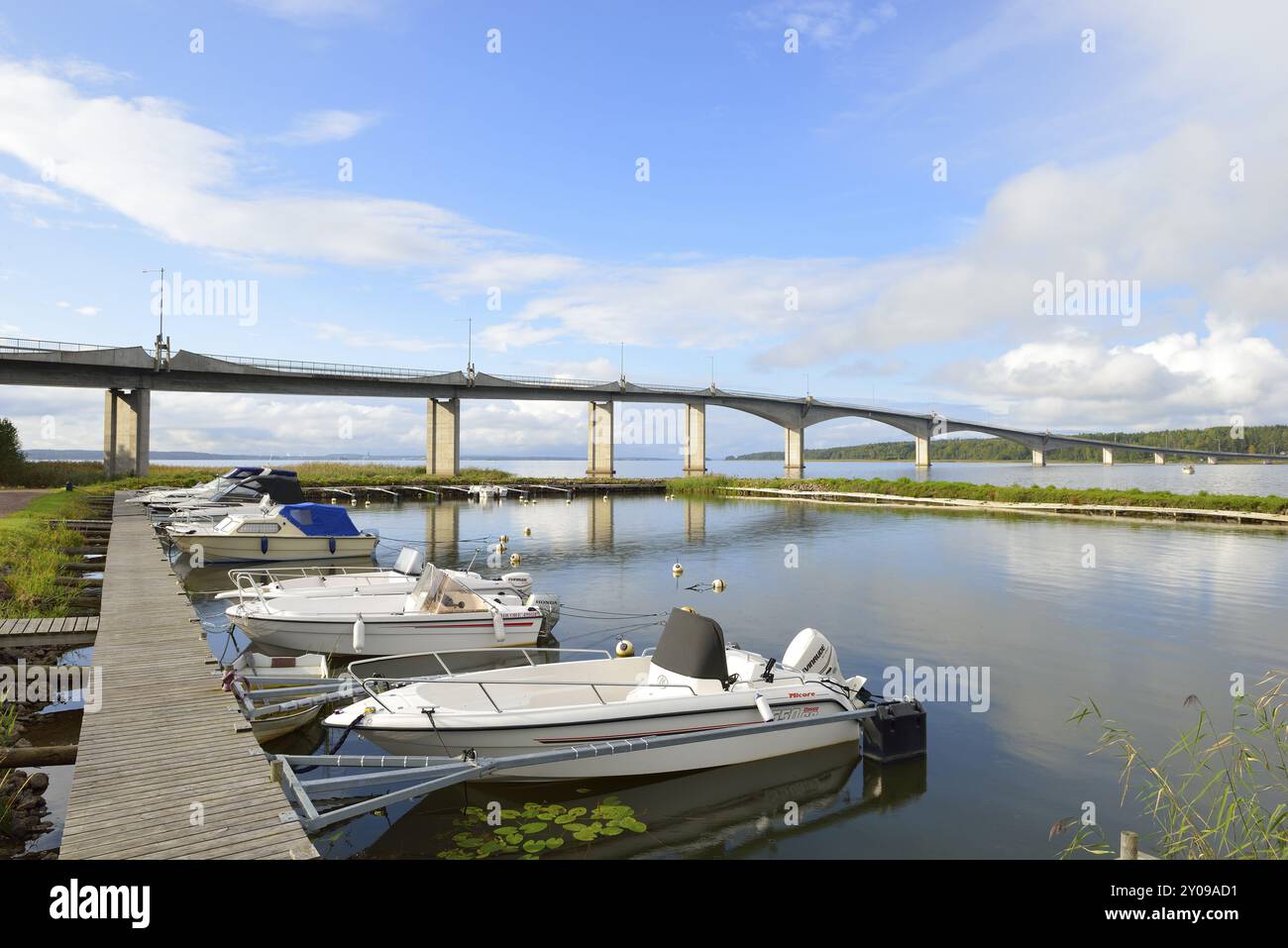 Torsoe è l'isola più grande del lago Vaenern. Torsoe è il nome dell'isola più grande del lago svedese Vaenern Foto Stock