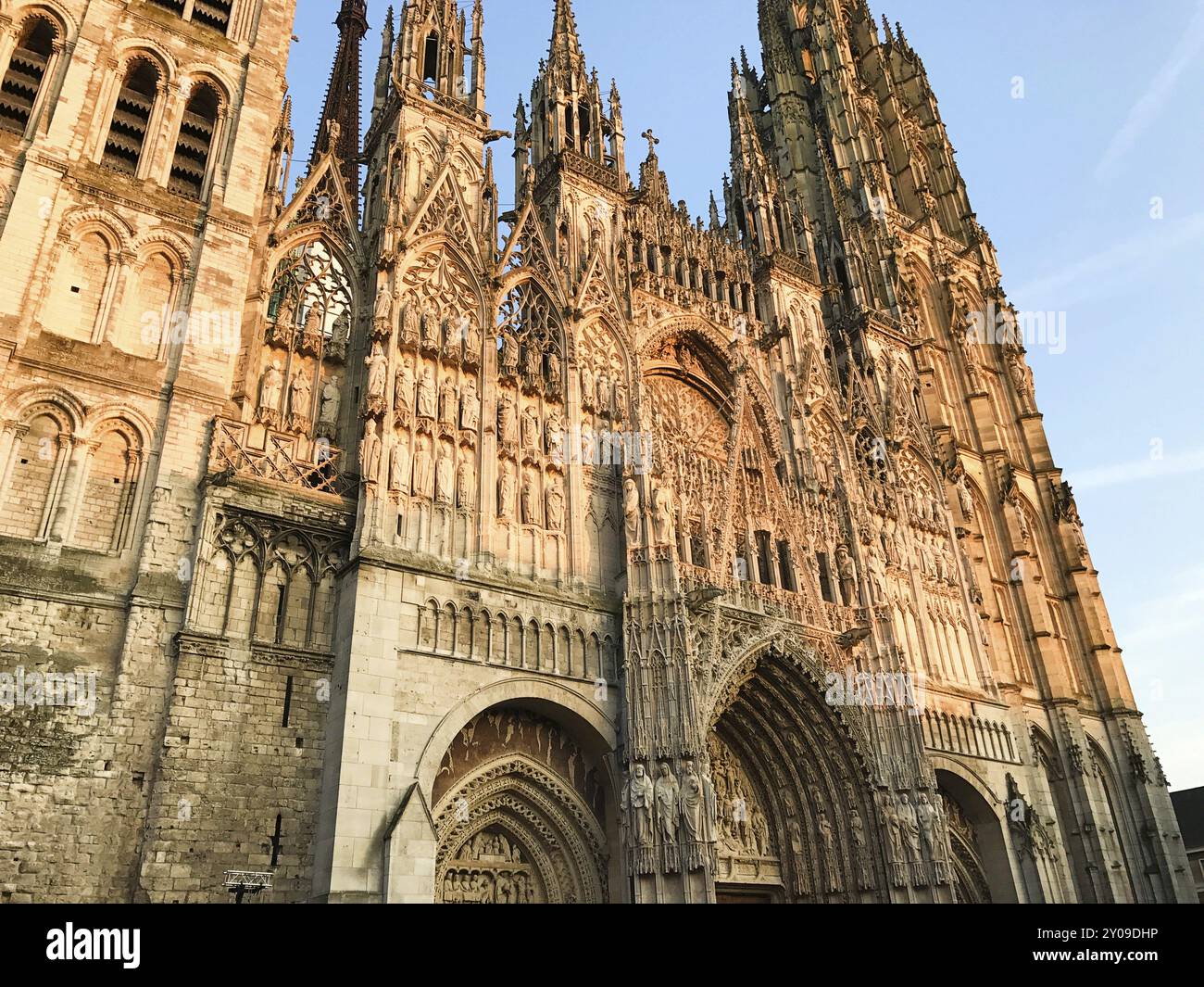 Rouen, Francia. 15 aprile 2018. La cattedrale di Rouen, Normandia, Francia, Europa Foto Stock