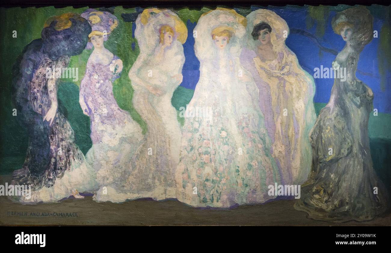 Hermen Anglada Camarasa, Los Opalos, olio, Museo Nazionale delle Belle Arti (MNBA), Buenos Aires, Repubblica Argentina, cono meridionale, Sud America Foto Stock