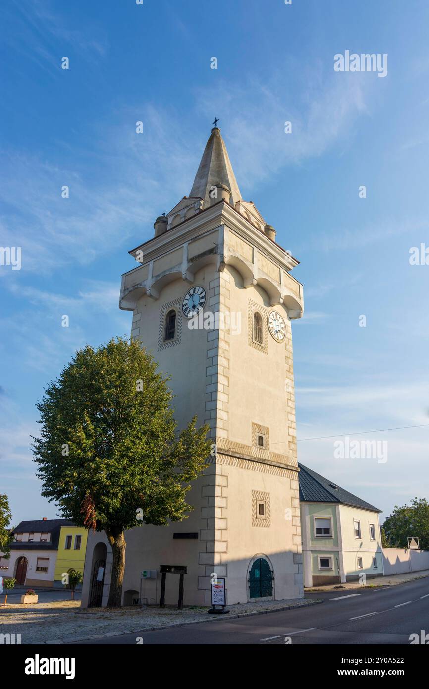 Breitenbrunn torre di difesa Breitenbrunn am Neusiedler SEE Neusiedler SEE Lake Neusiedl Burgenland Austria Foto Stock