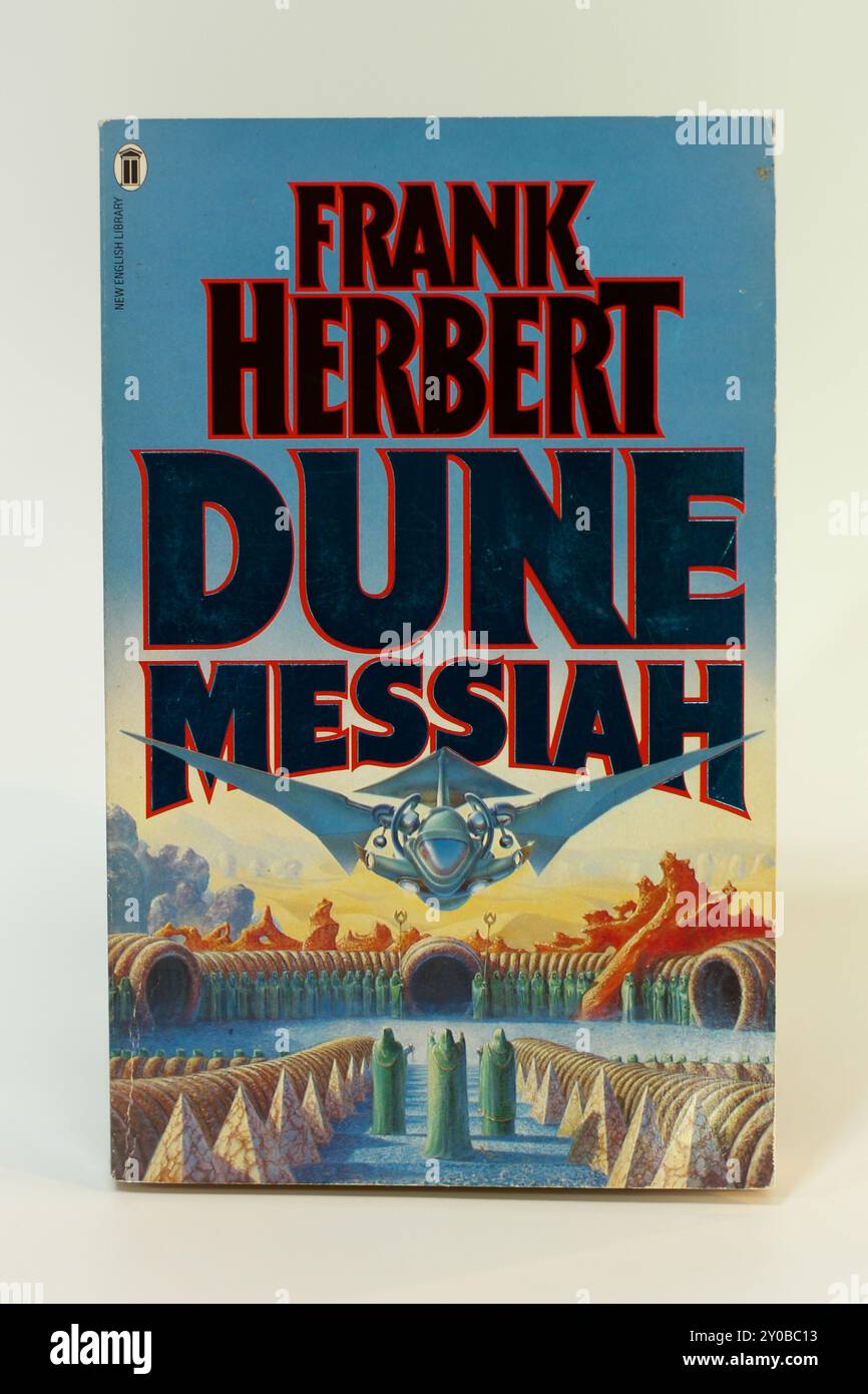 Houston, Texas, USA - 1 settembre 2024: Dune Messiah Paperback di Frank Herbert Foto Stock