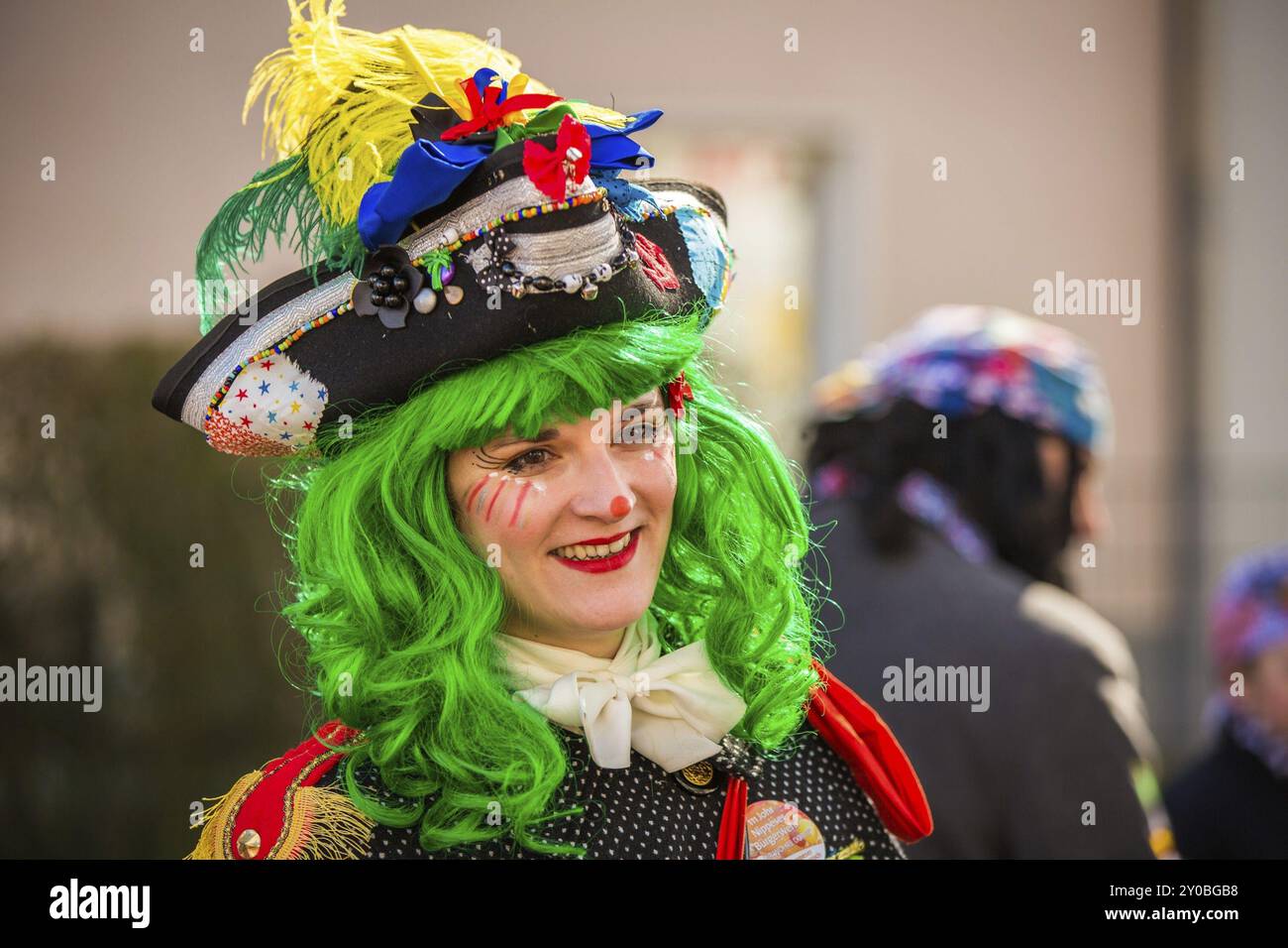 COLONIA, GERMANIA, 04 marzo: Partecipanti alla sfilata di Carnevale del 4 marzo 2014 a Colonia, Germania, Europa Foto Stock