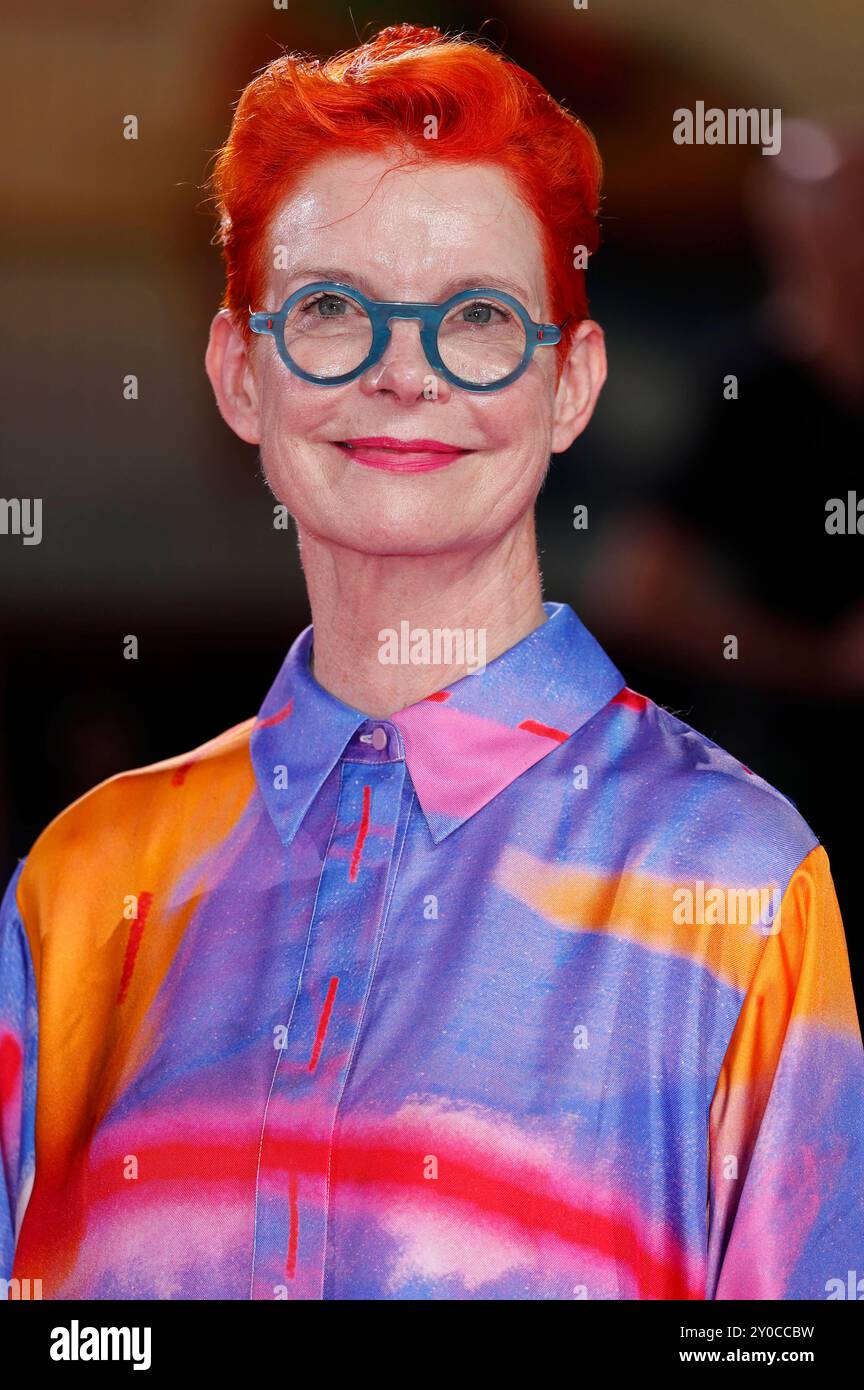 Sandy Powell bei der Premiere des Kinofilms 'Wolfs' auf der Biennale di Venezia 2024 / 81. Internationale Filmfestspiele von Venedig in Palazzo del Cinema. Venedig, 01.09.2024 Foto Stock