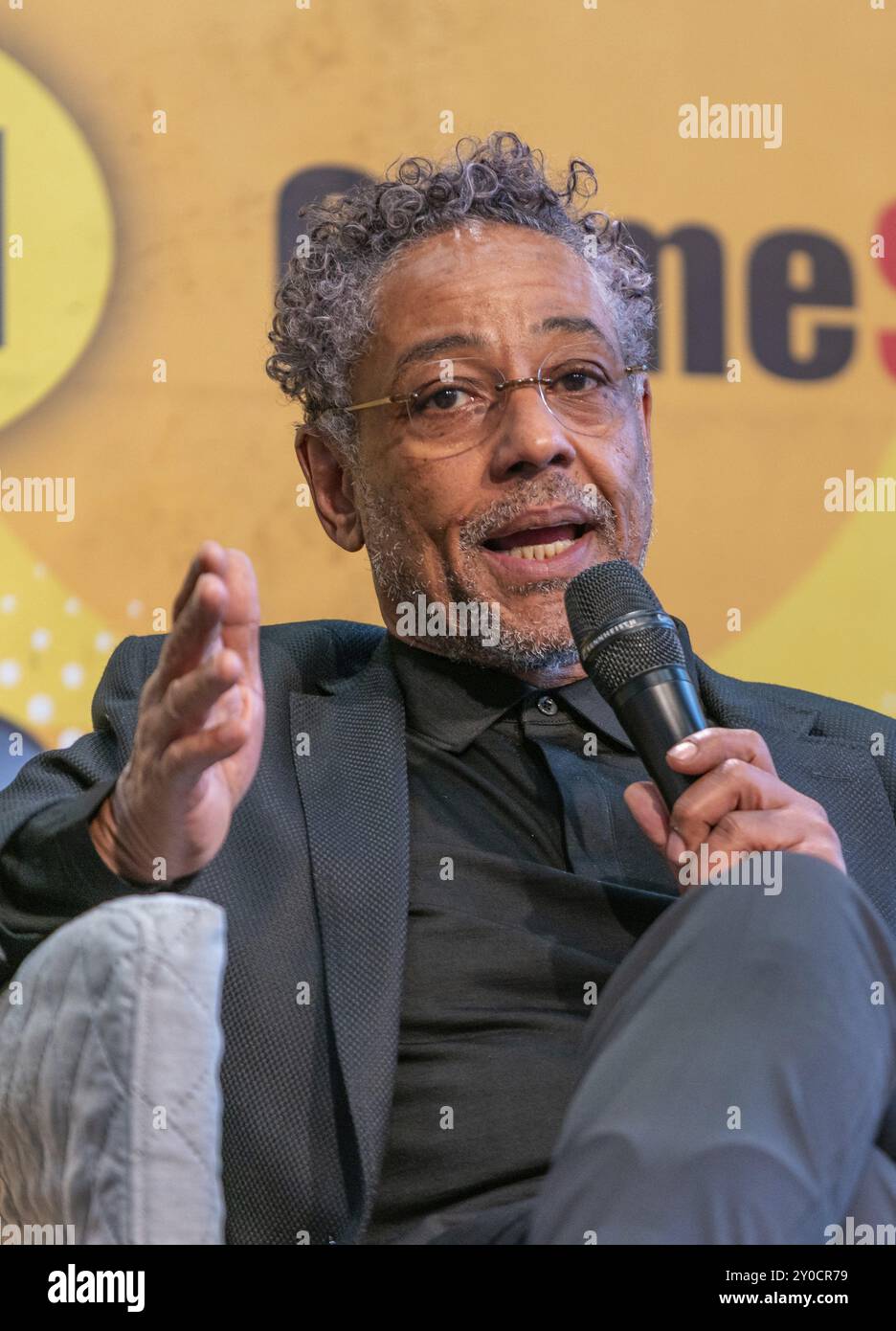 DORTMUND, GERMANIA, 8 dicembre 2019: Giancarlo Esposito (*1958, attore cinematografico e televisivo americano, Breaking Bad, Better Call Saul, The Mandalorian) Foto Stock