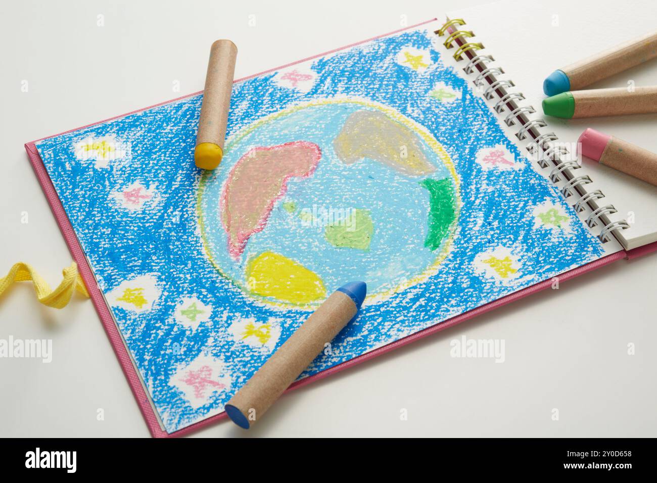 Terra e pastelli Foto Stock Terra e pastelli Foto Stock