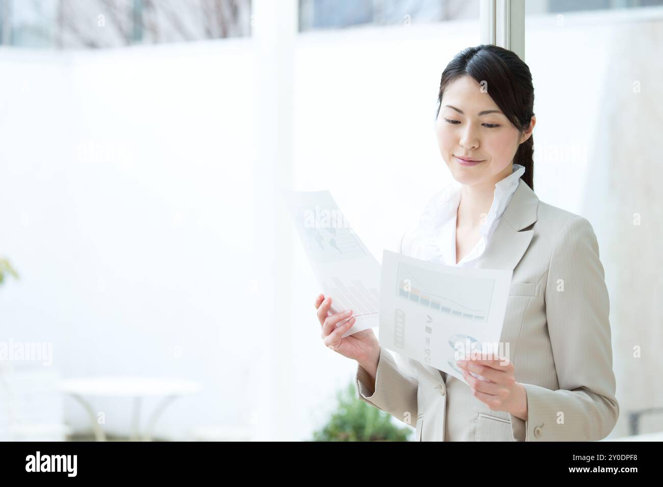 Nuova donna d'affari Foto Stock