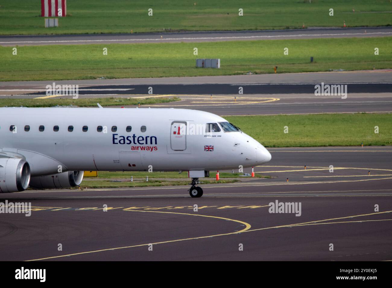 Eastern Airways presso l'aeroporto Schiphol Paesi Bassi 29-8-2024 Foto Stock