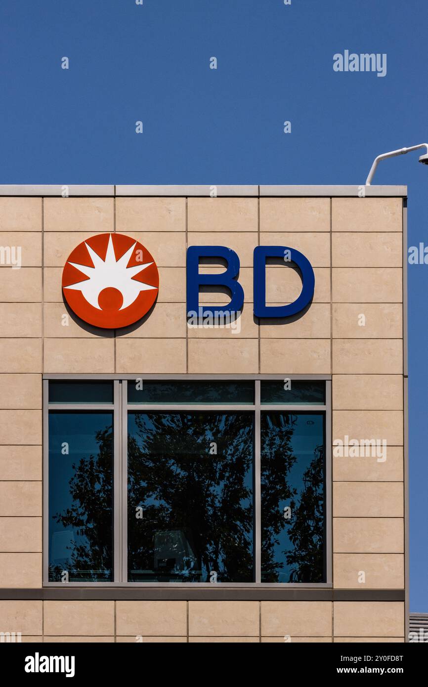 BD (Becton Dickinson) a Fremont California USA Foto Stock