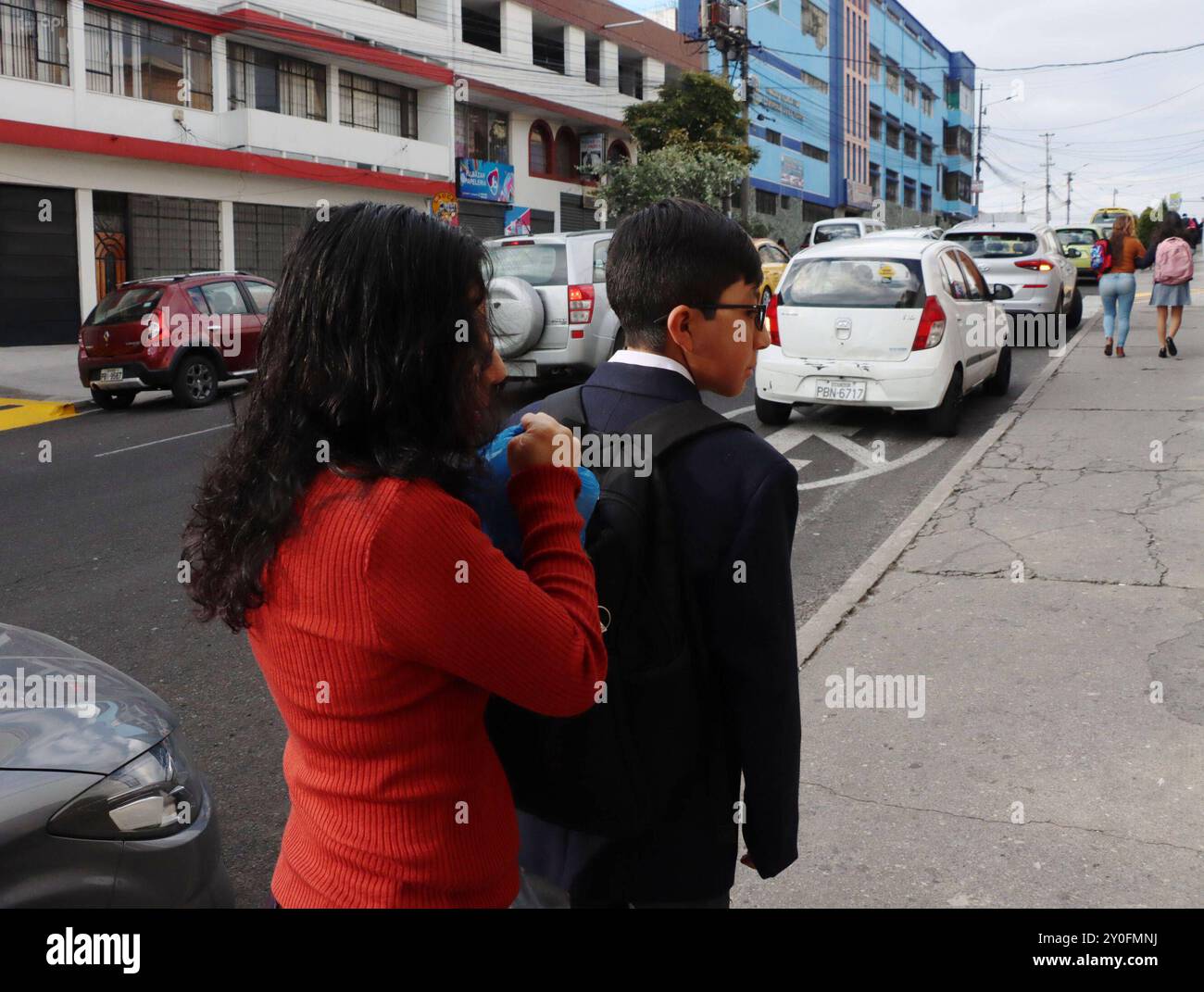 TORNA A SCUOLA QUITO Quito, lunedì 2 settembre 2024 più di 6700 istituti educativi come college e scuole stanno gradualmente tornando alle lezioni negli altopiani foto API Rolando Enriquez Quito Pichincha Ecuador EDU TORNA A SCUOLA QUITO 4c6891f77eab759cfb87aa6abc7f5ed1 Copyright: XROLANDOxENRIQUEZx Foto Stock