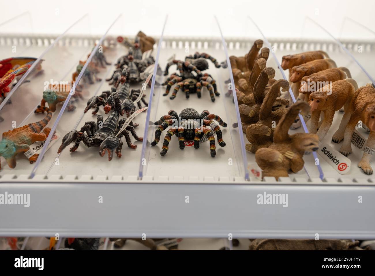 M?lndal, Svezia - 13 luglio 2022: Schleich scorpions ragni e bradipi in vendita. Foto Stock