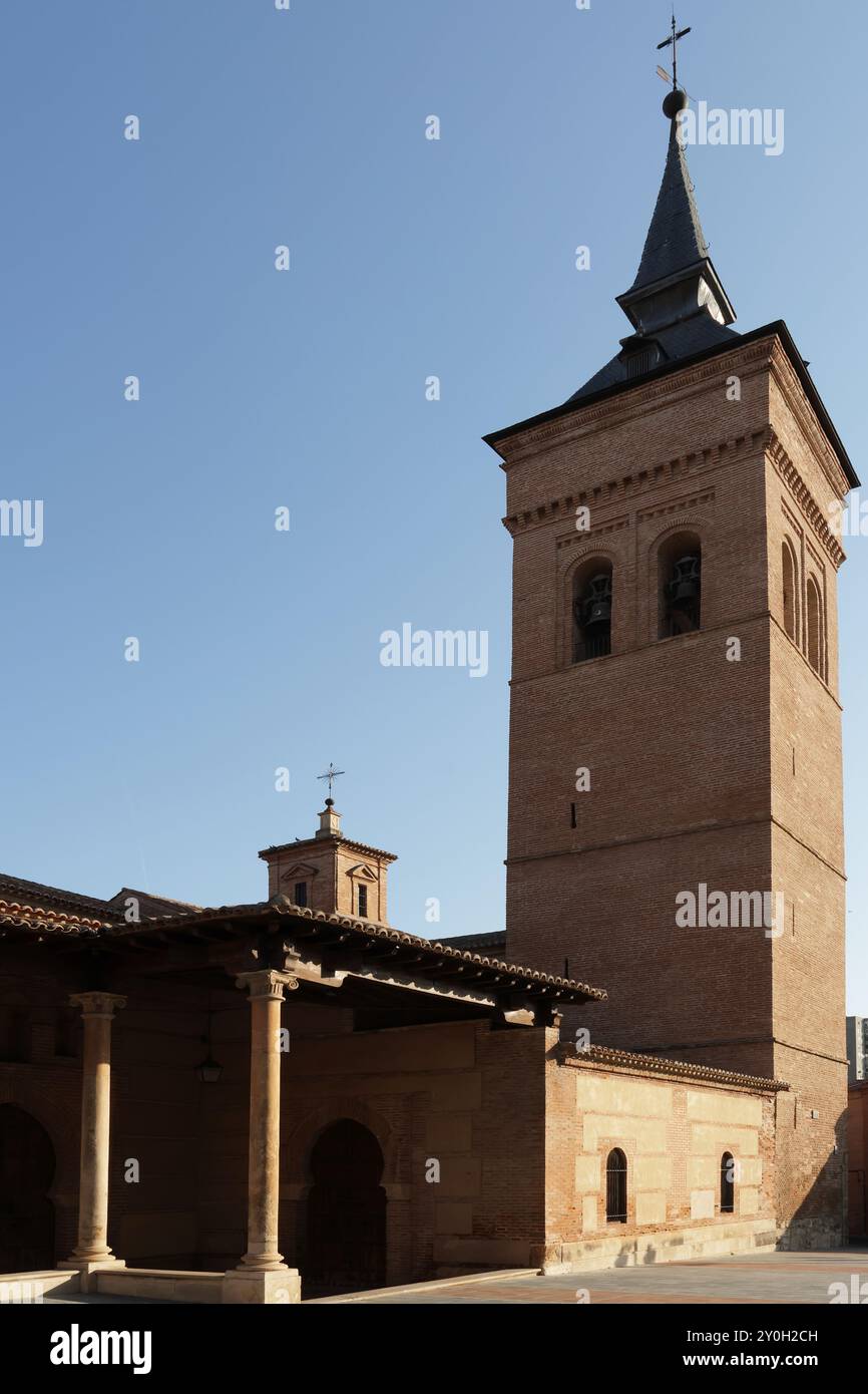 Cattedrale di Santa María de la Fuente la Mayor (spagnolo: Concatedral de Santa María de la Fuente la Mayor) a Guadalajara, Spagna Foto Stock