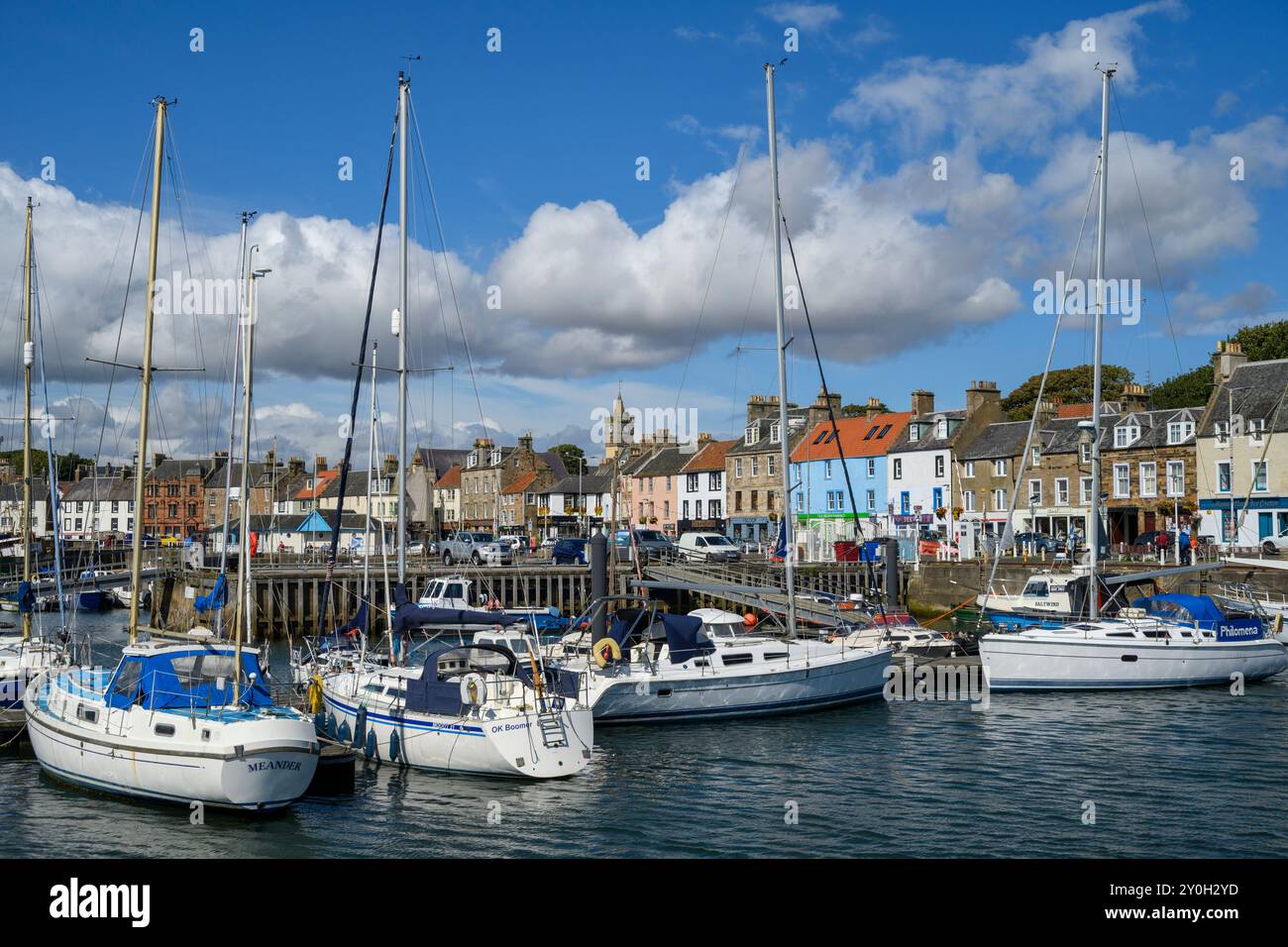 Anstruther, East Neuk di Fife, Scozia. Foto Stock