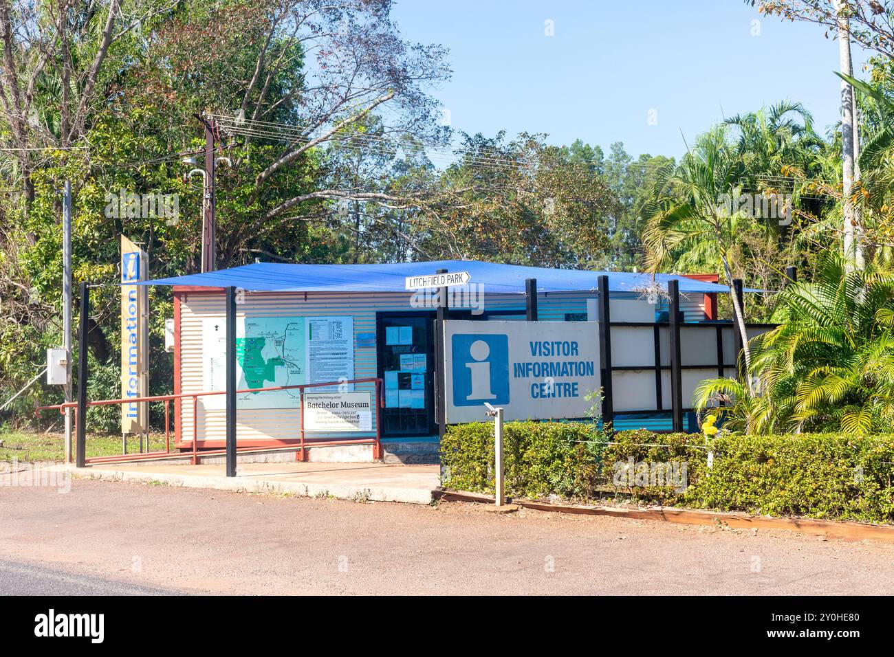 Centro informazioni turistiche, Tarkarri Road, Batchelor, Northern Territory, Australia Foto Stock