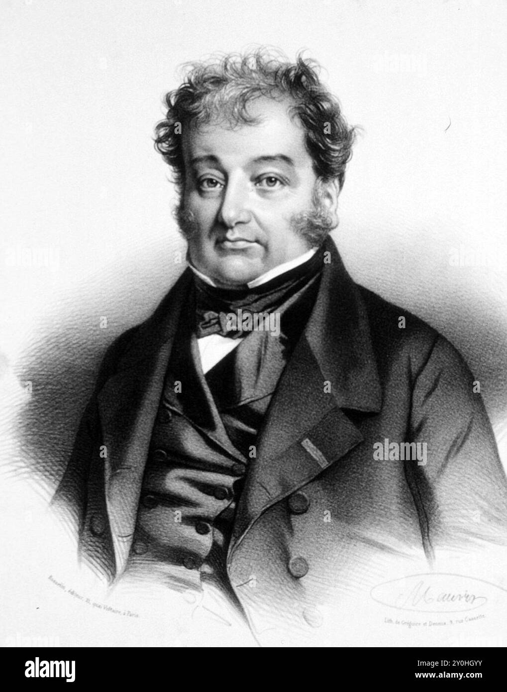 Jean Guillaume Auguste Lugol (1786 – 1851) medico francese. Foto Stock