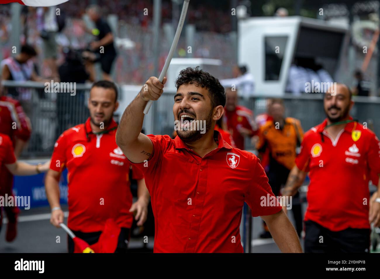 Monza, Italia, 1° settembre, Gran Premio d'Italia, dal circuito di Monza, Monza compete per l'Italia nel 2024. Giorno della gara, 16° round del campionato di Formula 1 2024. Crediti: Michael Potts/Alamy Live News Foto Stock