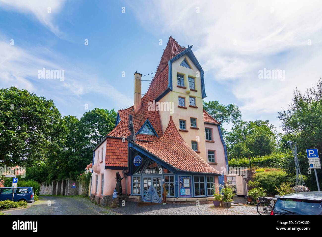Northeim: Theater der Nacht ad Harz, Niedersachsen, bassa Sassonia, Germania Foto Stock