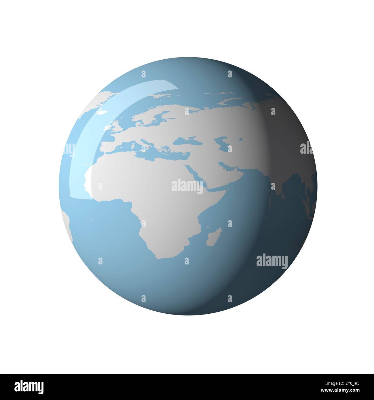 Mappa sferica Foto Stock