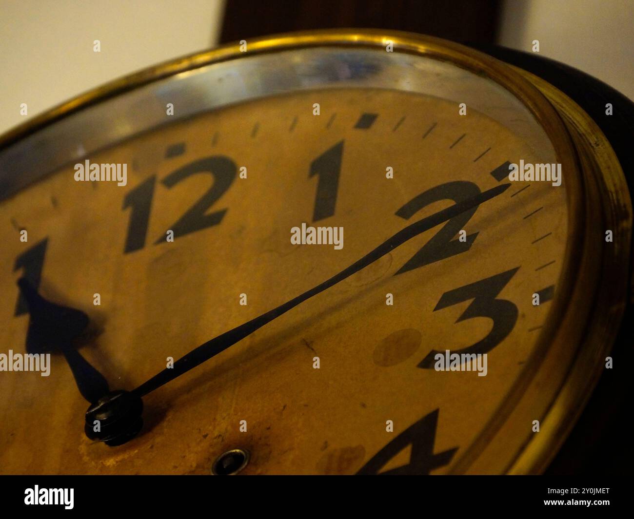 Retrò orologio da parete Foto Stock