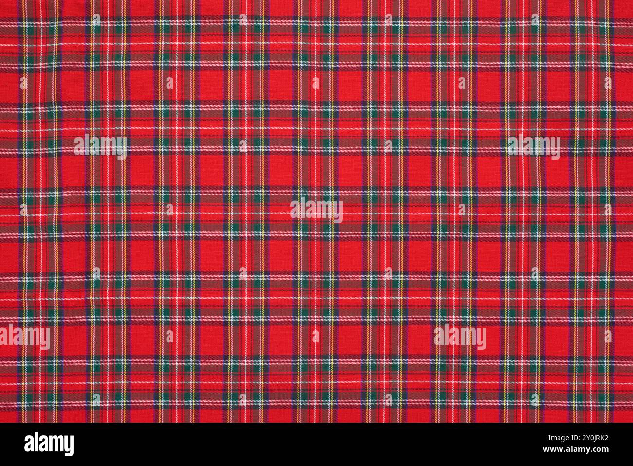 Tessuto in tartan Foto Stock