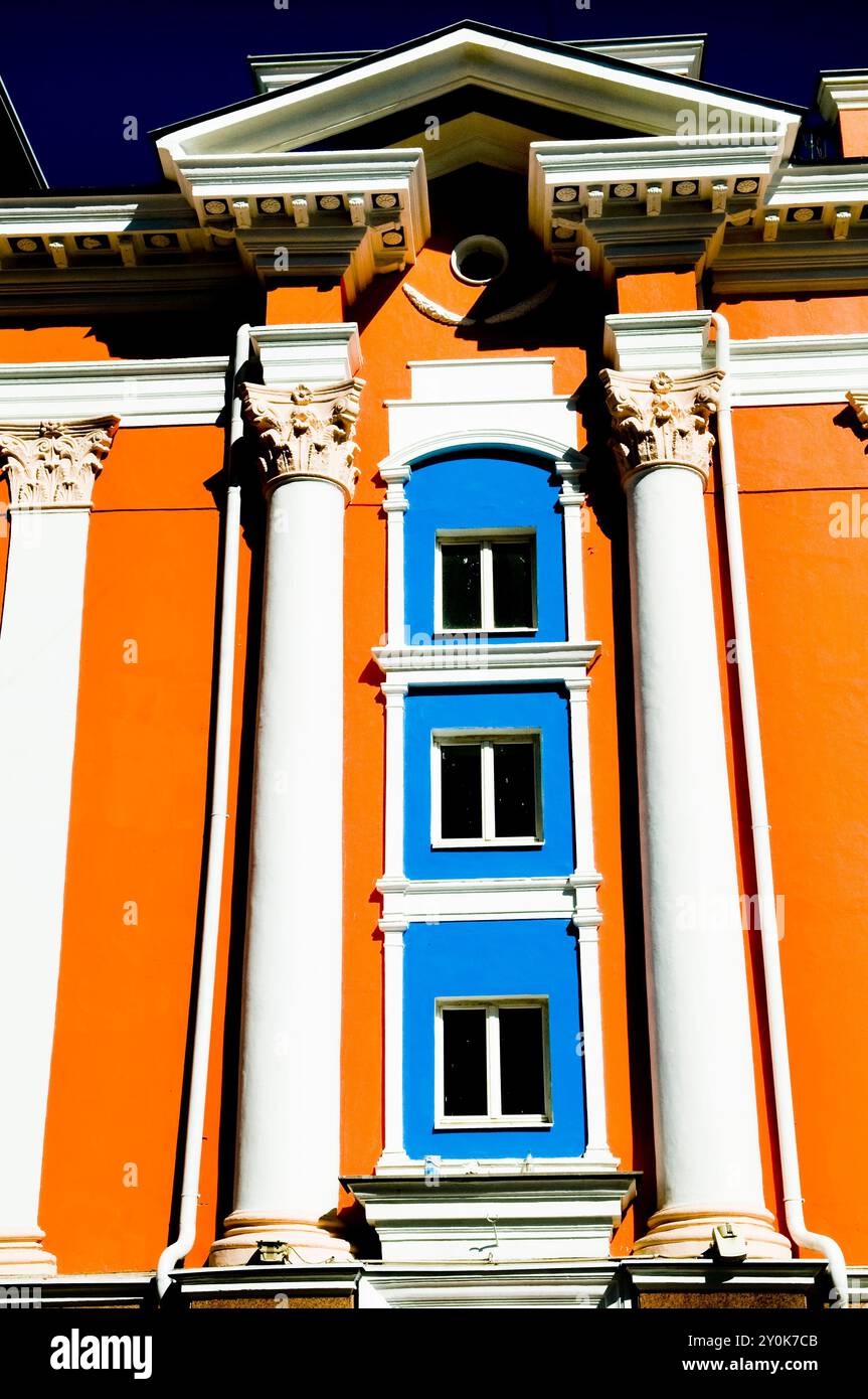 Bellissima architettura a Ulan Bataar, Mongolia Foto Stock