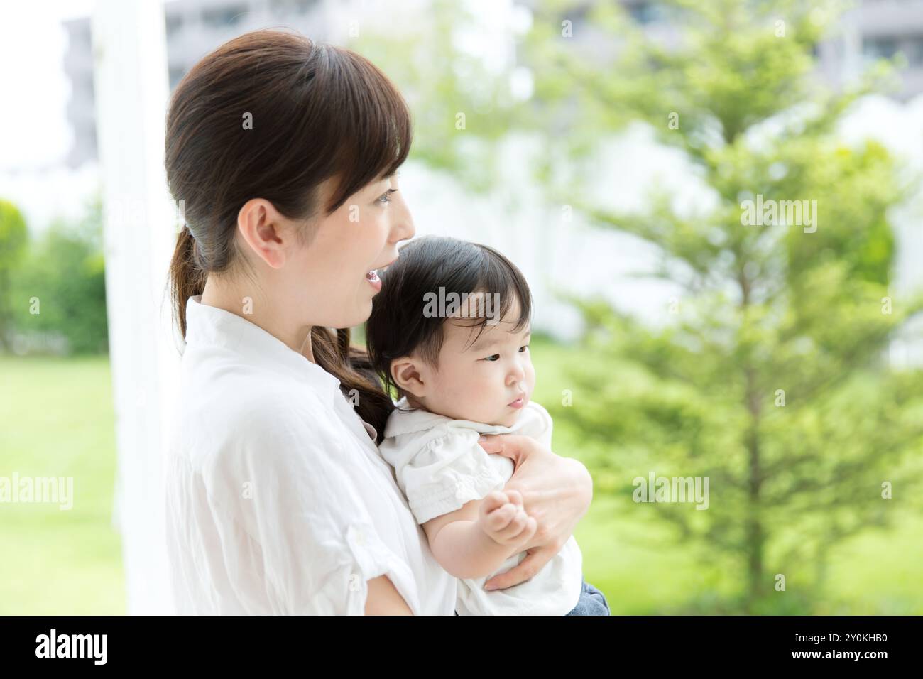 Madre e bambino Foto Stock